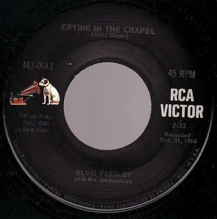 Elvis Presley With The Jordanaires - Crying In The Chapel