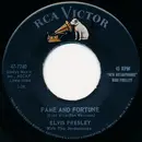 7inch Vinyl Single - Elvis Presley With The Jordanaires - Stuck On You / Fame And Fortune - Indianapolis Pressing