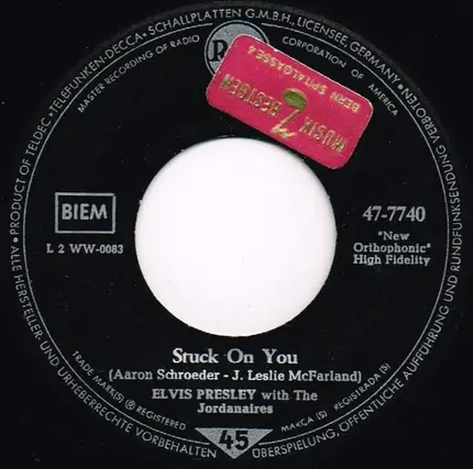 Elvis Presley With The Jordanaires - Stuck On You
