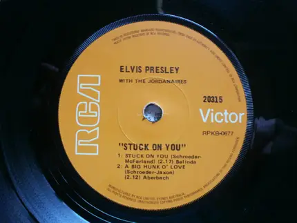 Elvis Presley with The Jordanaires - 'Stuck On You'