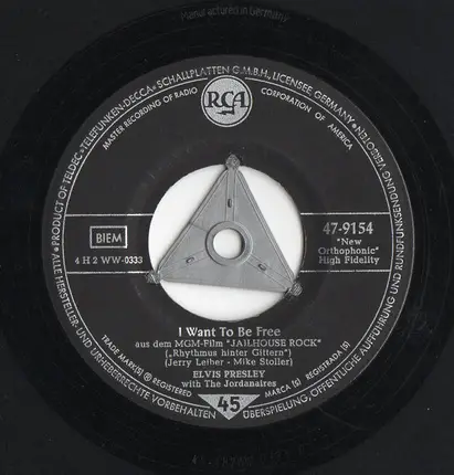 Elvis Presley With The Jordanaires - (You're So Square) Baby I Don't Care