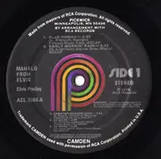 LP - Elvis Presley - Mahalo From Elvis