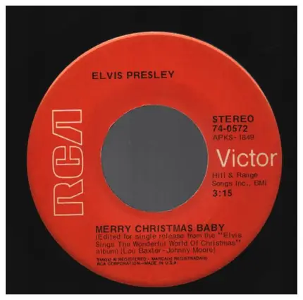 Elvis Presley - Merry Christmas Baby