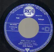 7inch Vinyl Single - Elvis Presley - Noël Avec Elvis - Blue labels