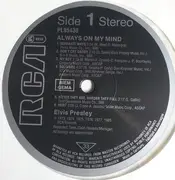 LP - Elvis Presley - Always On My Mind - Clear Wax