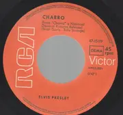 7inch Vinyl Single - Elvis Presley - Charro - Picture Sleeve