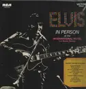 LP - Elvis Presley - Elvis In Person At The International Hotel Las Vegas, Nevada - Gatefold,  Blue/Gold Clear Vinyl