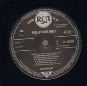 LP - Elvis Presley - For LP Fans Only