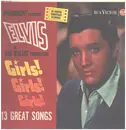 LP - Elvis Presley - Girls! Girls! Girls! - UK SILVER SPOT MONO