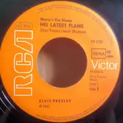 7inch Vinyl Single - Elvis Presley - His Latest Flame / Little Sister - Picture Sleeve