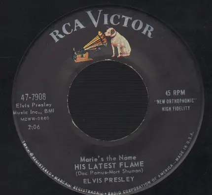 Elvis Presley - His Latest Flame