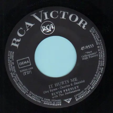 Elvis Presley - It Hurts Me