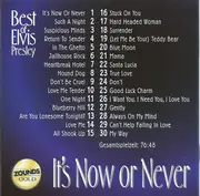CD - Elvis Presley - It's Now Or Never (Best Of Elvis Presley) - Gold disc