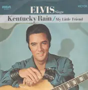 7inch Vinyl Single - Elvis Presley - Kentucky Rain - Original German, Picture Sleeve