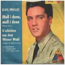 7inch Vinyl Single - Elvis Presley - Wooden Heart - s6 label + Cover