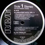LP - Elvis Presley - 20 Greatest Hits Vol. 2
