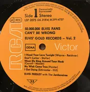 LP - Elvis Presley - 50,000,000 Elvis Fans Can't Be Wrong (Elvis' Gold Records, Vol.2)