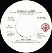 7inch Vinyl Single - Emmylou Harris - White Line - Promo
