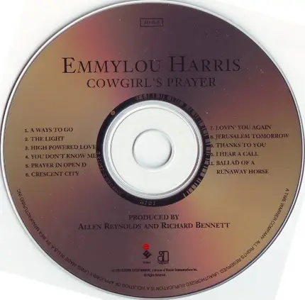 Emmylou Harris - Cowgirl's Prayer