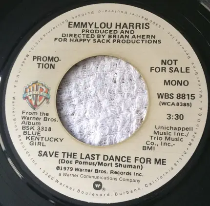 Emmylou Harris - Save The Last Dance For Me