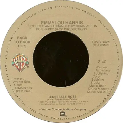 Emmylou Harris - Tennessee Rose