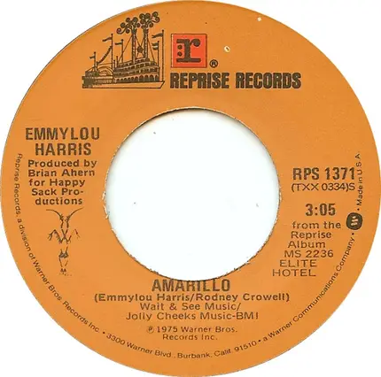 Emmylou Harris - Sweet Dreams / Amarillo