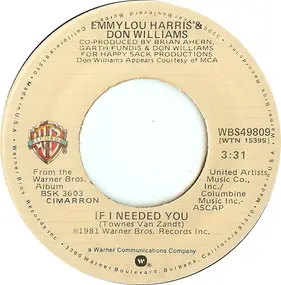 Emmylou Harris - If I Needed You