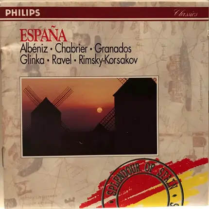 Emmanuel Chabrier , Maurice Ravel , Nikolai Rimsky-Korsakov , Mikhail Ivanovich Glinka , Enrique Gr - España