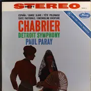 LP - Emmanuel Chabrier - España / Danse Slave / Fête Polonaise / Suite Pastorale / Gwendoline Overture - 200g