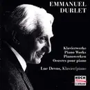 CD - Emmanuel Durlet - Emmanuel Durlet: Piano Works