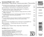 CD - Emmanuel Durlet - Emmanuel Durlet: Piano Works