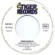 7inch Vinyl Single - Emmanuelle - Parce Que C'est Toi