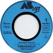 7inch Vinyl Single - Emmanuelle - Premier Baiser - Moulded Labels