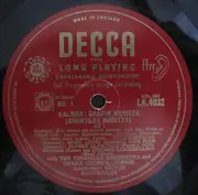 LP - Emmerich Kálmán - Gräfin Maritza = Countess Maritza - Ffrr