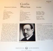 LP - Emmerich Kálmán - Gräfin Mariza - Auszüge (Highlights From Countess Maritza)