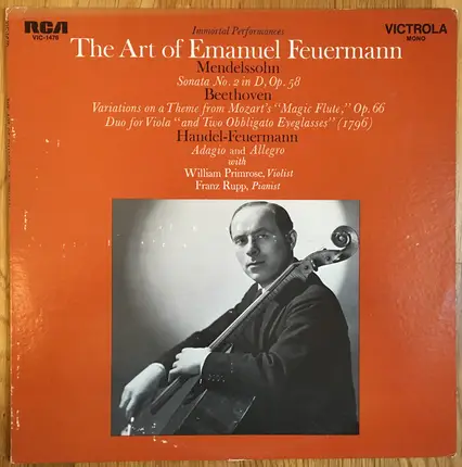 Emanuel Feuermann - The Art of Emanuel Feuermann