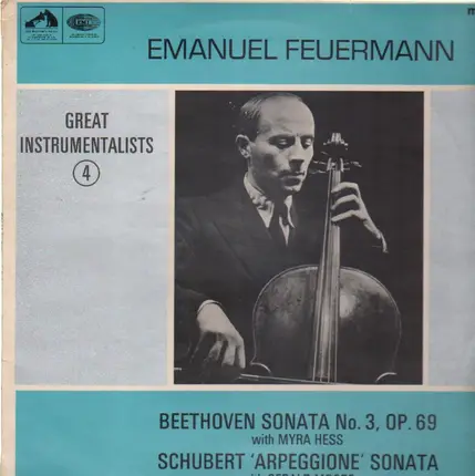 Emanuel Feuermann - Great Instrumentalists 4: Beethoven Sonata ..