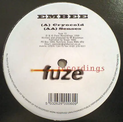 Embee - Cryocold / Senses