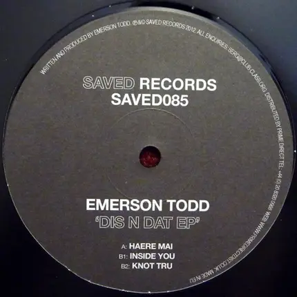 Emerson Todd - Dis N Dat EP
