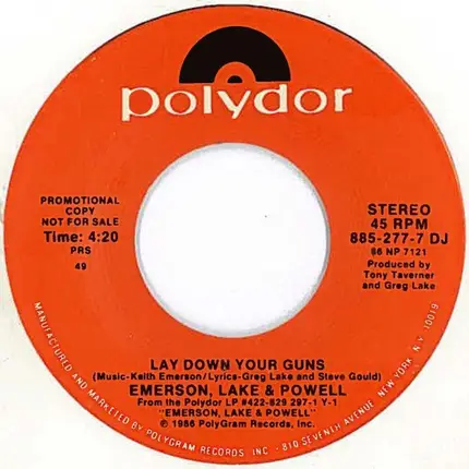 Emerson, Lake & Powell - Lay Down Your Guns