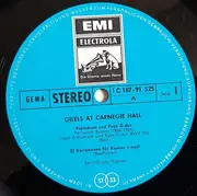 Double LP - Emil Gilels - At Carnegie Hall