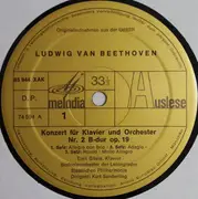 LP - Beethoven - Klavierkonzerte Nr. 2 B-dur / Nr. 4 G-dur