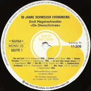 LP - Emil Hegetschweiler - De Dienschtmaa