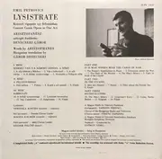 LP - Emil Petrovics - Lysistrate Comic Concert Opera
