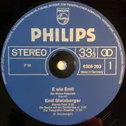 LP - Emil Steinberger - E Wie Emil