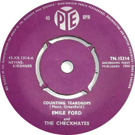 Emile Ford & The Checkmates - Counting Teardrops