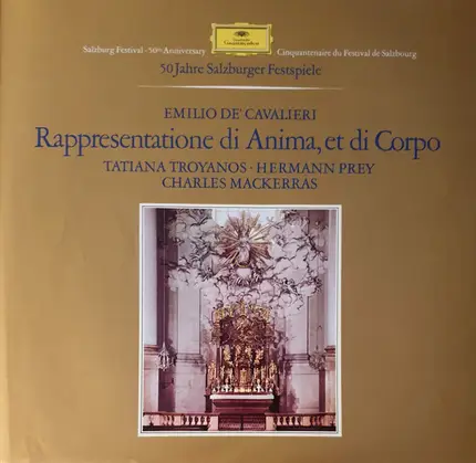 Emilio De' Cavalieri - Rappresentatione Di Anima, Et Di Corpo
