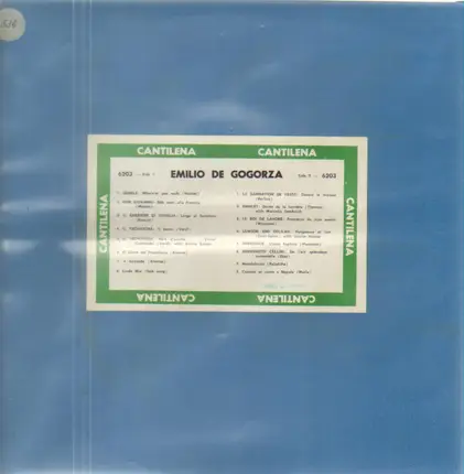 Emilio De Gogorza - Emilio De Gogorza