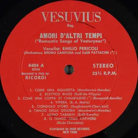 Emilio Pericoli - Amori D'altri Tempi