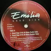 12inch Vinyl Single - Emilia - Good Sign
